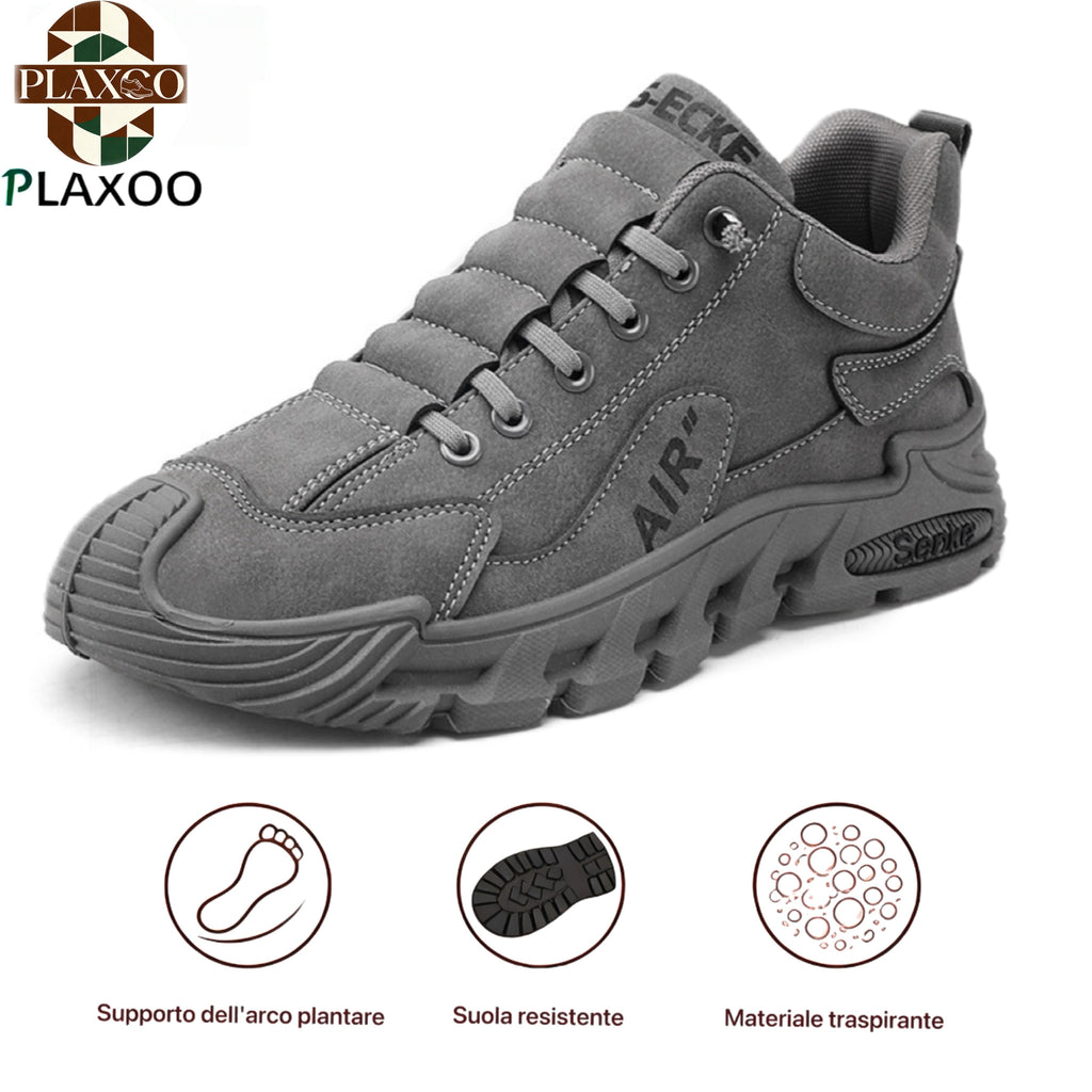 Plaxoo | ⏰Sconto del 50% a tempo limitato, nuovissime scarpe ortopediche ergonomiche - ✅️Correggono naturalmente l'andatura e alleviano il dolore - Prestazioni impermeabili e antiscivolo migliorate 👞Pelle australiana selezionata