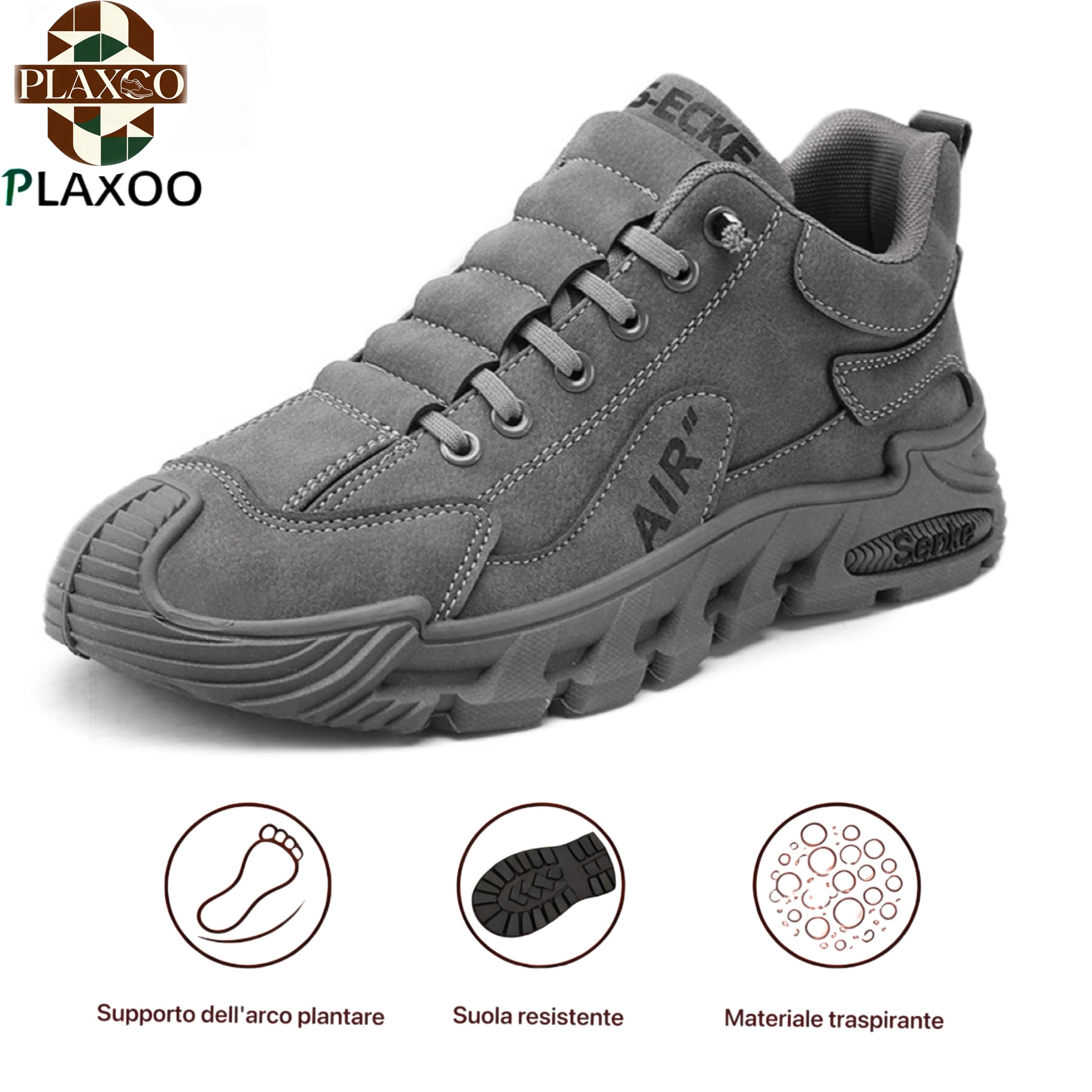 Plaxoo | ⏰Sconto del 50% a tempo limitato, nuovissime scarpe ortopediche ergonomiche - ✅️Correggono naturalmente l'andatura e alleviano il dolore - Prestazioni impermeabili e antiscivolo migliorate 👞Pelle australiana selezionata
