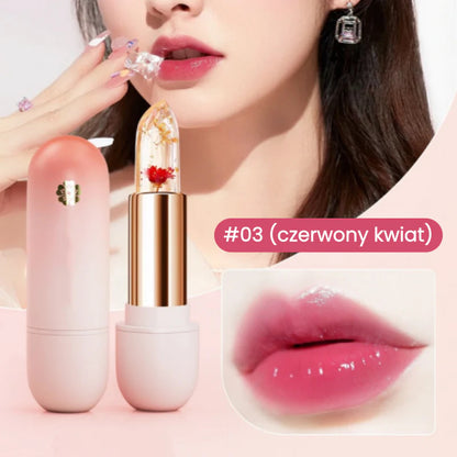 💄 Hidratáló rúzs virágszirmokkal – a hőmérséklettől függően változtatja a színét. 🌸