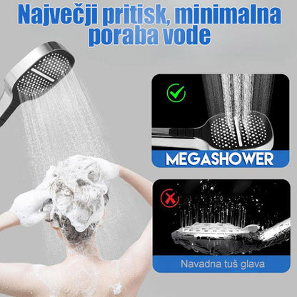 3-v-1 visokotlačna tušna glava | MEGASHOWER