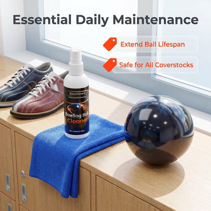⏰ Korlátozott ideig érvényes ajánlat 🎁🎳 Ragyogó, foltmentes labda – 🧼 gyors zsírtalanító spray, 🛡️ kíméletes formula