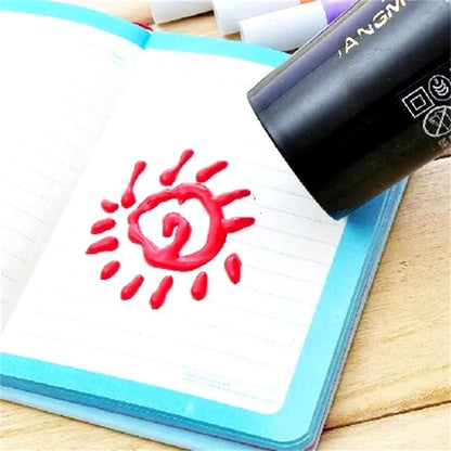 🔥50% popust🏷️🎨 Čarobni 3D flomasterji PUFFPENS – 6-barvni komplet ⚡ hitro napihovanje 🌟 večpovršinska uporaba 🎁 otroško ustvarjalno darilo