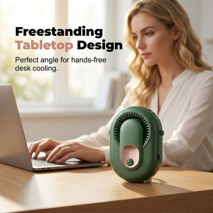 🔥50% popust🌬️ Hladite se kjerkoli! 4-v-1 prenosni hladilni ventilator – 🎚️5 hitrosti, 📟LED zaslon, 🔋Type-C polnjenje