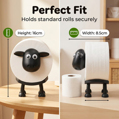 "1+1 brezplačno 🎁✨"🐑 Držalo za toaletni papir v obliki ovce – 🎨 3D tisk, 🛠️ enostavna namestitev, 🎁 edinstveno darilo