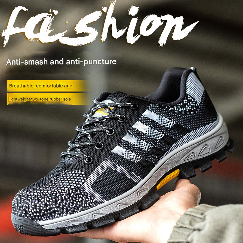 Botas de trabalho para homem com biqueira de aço