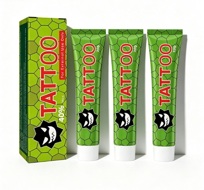 “1+2ingyen 🎁✨”🎨🩹 Tetoválás után is kényelemben! Nyugtató és gyógyító gél – 🌿aloe vera és kamilla, 🧴gyors felszívódás, 🛡️hegekre is jó