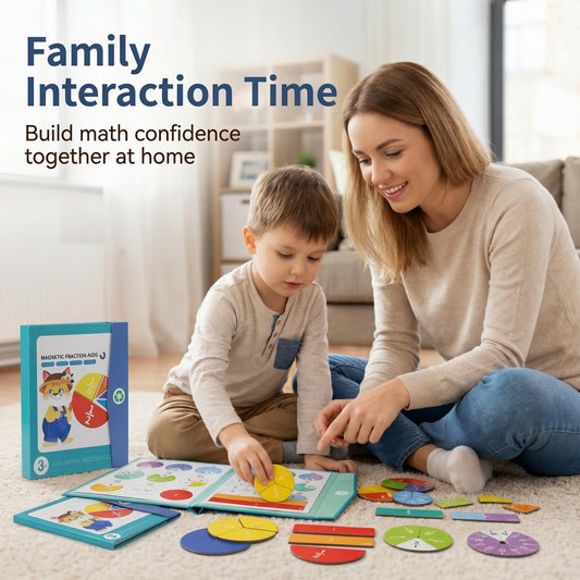 “1+1 ingyen 🎁✨”🧲 Mágneses számtani segédeszközök – 📚 interaktív törtek tanuláshoz, 🌈 színes és hordozható kivitelben