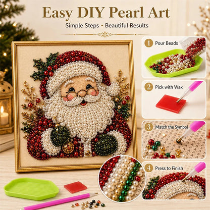 Božični DIY komplet za biserno sliko | XMASART