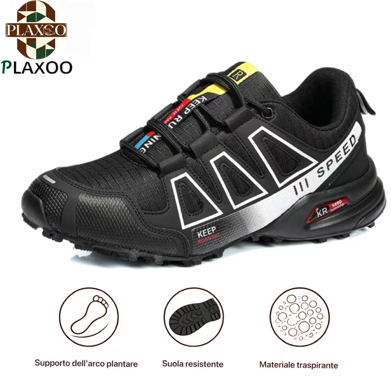 Plaxoo® | Sconto del 50% per un periodo limitato! Scarpe da trekking ortopediche con un'aderenza eccellente, pensate per piedi stanchi e gonfi ✨