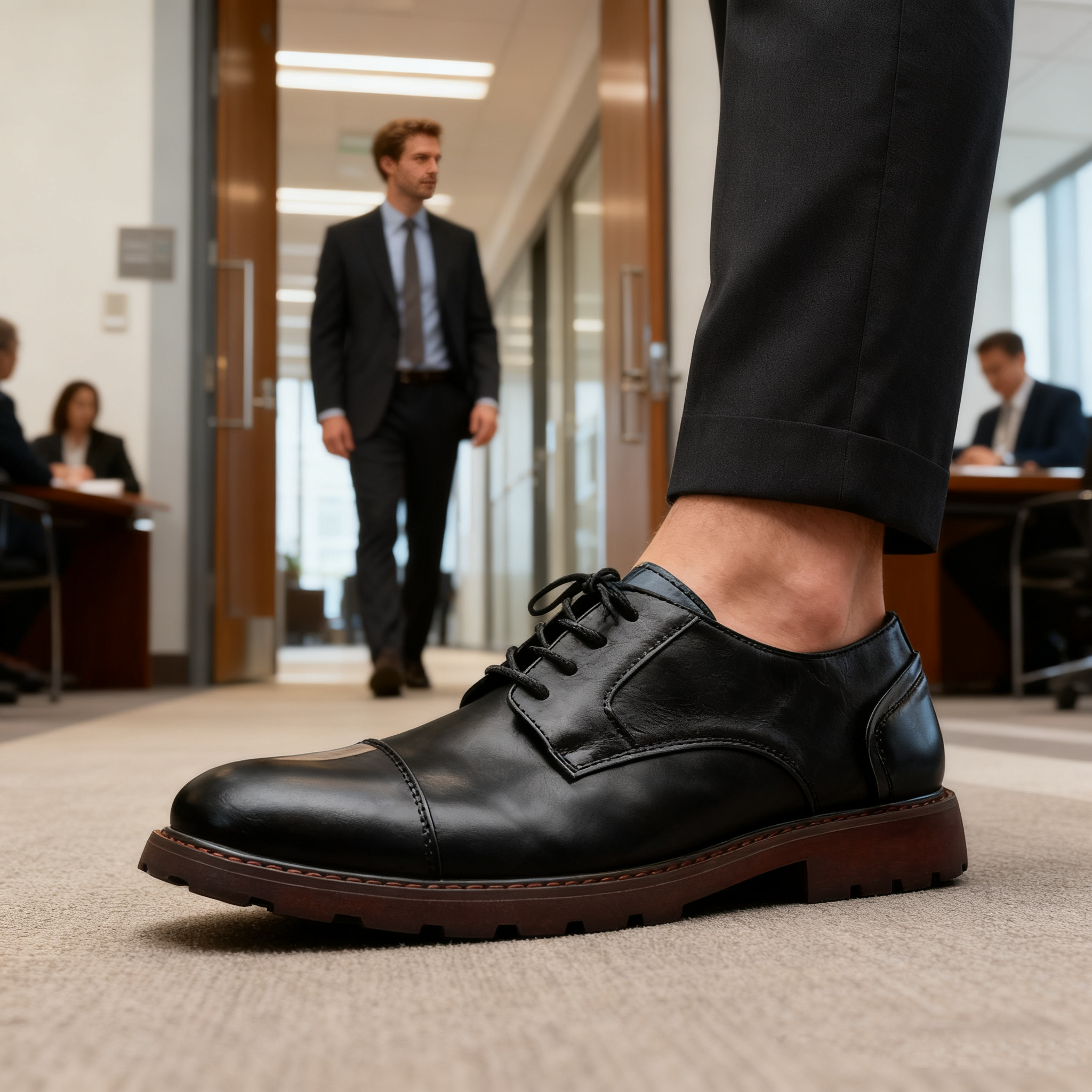 Plaxoo® | (sconto del 50% + calzini omaggio del valore di 20 €) Scarpe casual in vera pelle 🥿 | Suola spessa e antiscivolo, supporto dell'arco plantare, resistenti.