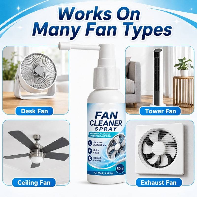 Többcélú ventilátor-tisztító spray