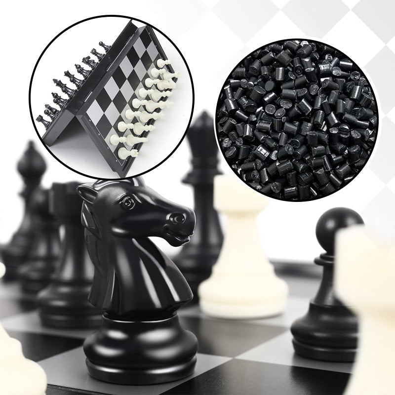 🔥50% popust🏷️♟️ Magnetna šahovska igra – 🧲 magnetne figure, 📦 zložljiva deska, 🎁 odlično darilo