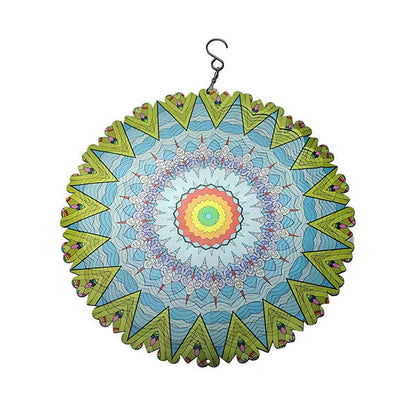🔥50% Kedvezmény🎨Több színben kapható🌈🌬️ 3D színes szél mandala, 🍃 rozsdamentes acél, 🌸 kültéri-beltéri fali dekor – szellőre életre kel