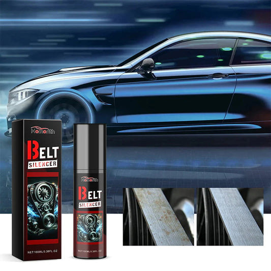 “1+1 ingyen 🎁✨”🚗 Motorszíj kondicionáló spray, 🔧 megelőzi a repedéseket és a kopást, 🛡️ univerzális használatra