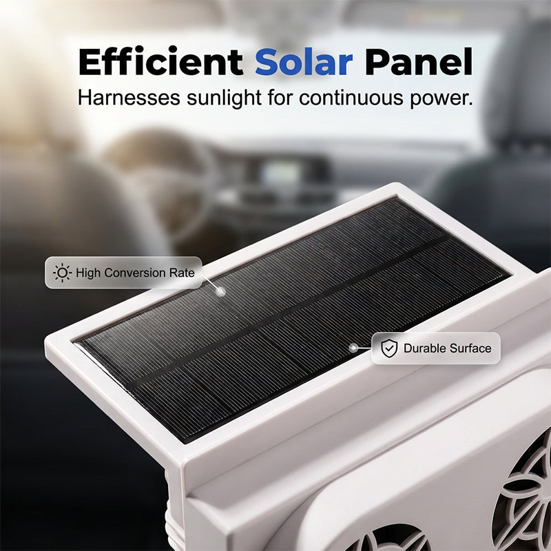 ⏰ Korlátozott ideig érvényes ajánlat 🎁☀️ Napenergiával működő autóventilátor – 🚗 három ventilátorral, 🔋 akkumulátor-kímélő technológiával – hűvös utazás minden napsütéses napon