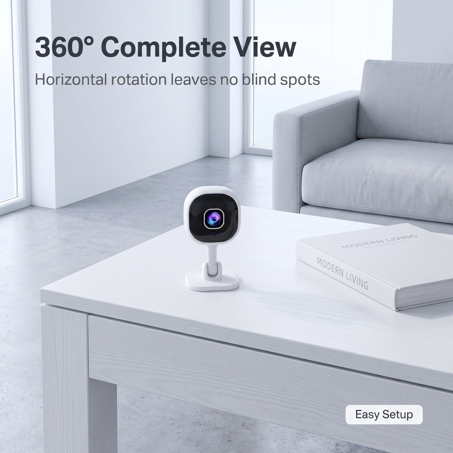 “1+1 ingyen 🎁✨”🔥50% Kedvezmény🏷️📹 360°-os intelligens otthoni biztonsági kamera – 1080P HD, éjszakai látással, kétirányú hanggal, WiFi+AP