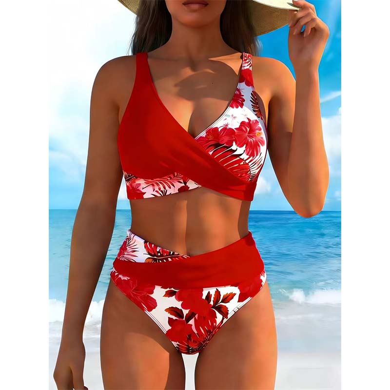 🌸 MAGAS DEREKI VIRÁGMINTÁS BIKINI: HANGSÚLYOZD AZ ALAKOD – RAKTÁRON! 👙