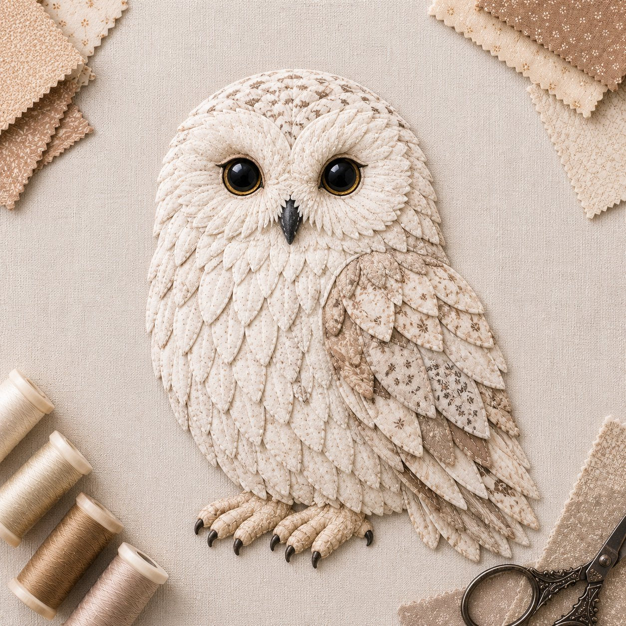 Komplet za 3D ptico patchwork tehniko | BIRDKIT
