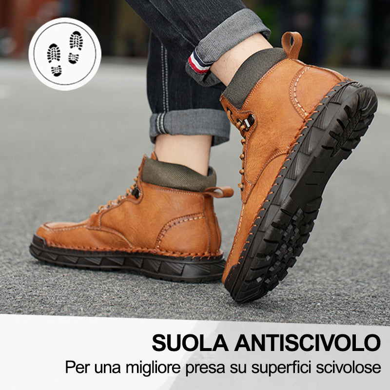 Plaxoo® | 🎁 Ricevi un paio di calzini in omaggio del valore di 20 €! | Stivaletti ortopedici unisex 👞 Supporto ergonomico dell'arco plantare, suola antiscivolo, estremamente comodi da indossare!