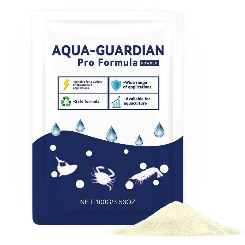 🔥 50% Kedvezmény 🔥 Kettőt vásárolva egyet ingyen kapsz 🎁🐠 Tenyérnyi, 💧 kristálytiszta akvárium, 🔋 gyors hatású víztisztító por – Aqua Guardian Pro Formula