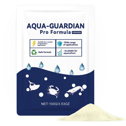 🔥 50% Kedvezmény 🔥 Kettőt vásárolva egyet ingyen kapsz 🎁🐠 Tenyérnyi, 💧 kristálytiszta akvárium, 🔋 gyors hatású víztisztító por – Aqua Guardian Pro Formula