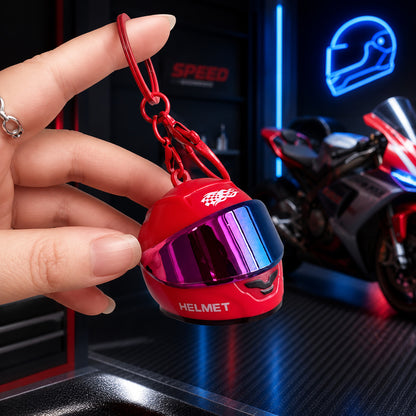 Eredeti mini motoros sisakos kulcstartó