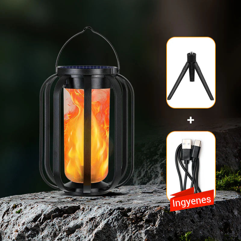 🔥50% Kedvezmény🏷️☀️ 4 üzemmóddal rendelkező napelemes zseblámpa – 🔋 USB-tölthető, 💧 vízálló, 🏕️ kempingezéshez és vészhelyzetekre