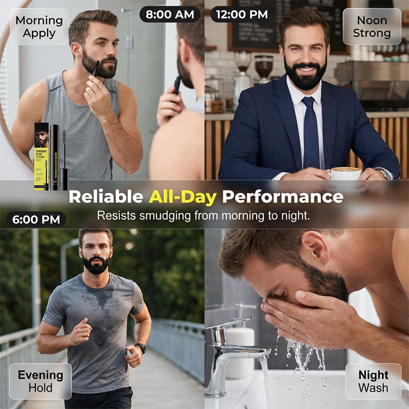 🔥50% Kedvezmény🏷️🧔 Azonnali szakáll- és szemöldökfesték, 🖤 természetes fekete pigmenttel, ✨ kompakt, 12 ml-es kiszerelésben – utazáshoz is ideális
