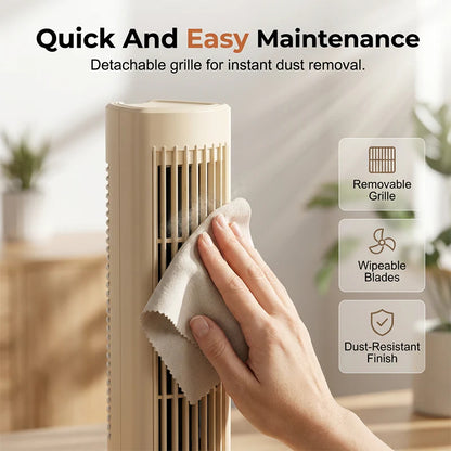🔥50% Kedvezmény🏷️💨 Újratölthető légkeringető ventilátor, ✨ álló és fekvő módban is, 🔋 vezeték nélküli szabadság – 3 sebességfokozat