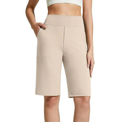 🔥50% Kedvezmény🏷️🌿 Kényelmes, rugalmas női túra rövidnadrág, 🏃‍♀️ négyirányú stretch anyaggal, 📱 mély oldalzsebekkel – S-2XL