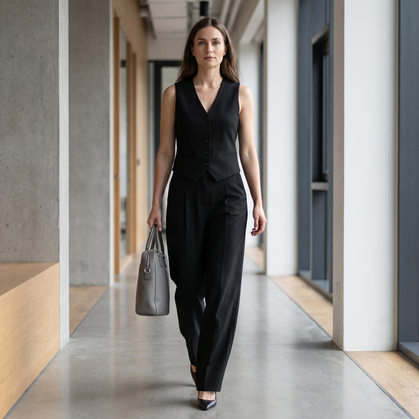🖤 Női fekete Chanel-stílusú blézer mellény: könnyű, prémium minőségű, ujjatlan nyári szett ☀️