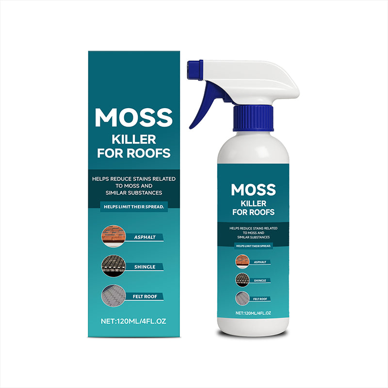 🌿 Mohát és algákat eltávolító spray különböző típusú tetőkhöz 🏠