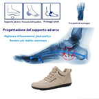 Plaxoo® | Offerta limitata: 50% di sconto!Stivali alti in pelle vera, unisex per uomini e donne!Sono scarpe ortopediche con supporto plantare ergonomico, suola antiscivolo e comodissime da indossare