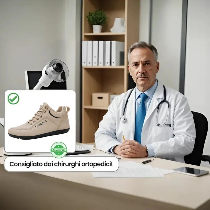 Plaxoo® | Offerta limitata: 50% di sconto!Stivali alti in pelle vera, unisex per uomini e donne!Sono scarpe ortopediche con supporto plantare ergonomico, suola antiscivolo e comodissime da indossare