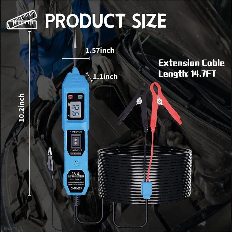 Tester avtomobilskih vezij 3,5–36V | CARTTEST