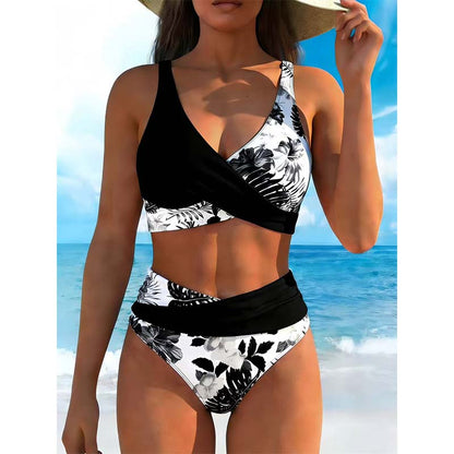 🌸 MAGAS DEREKI VIRÁGMINTÁS BIKINI: HANGSÚLYOZD AZ ALAKOD – RAKTÁRON! 👙