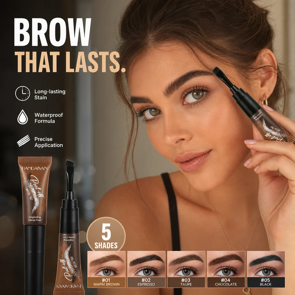 Odtrgalna vodoodporna krema za barvanje obrvi | BROWPEEL