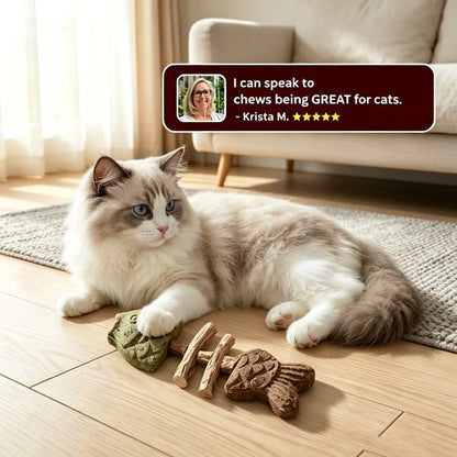 Žvečilka iz mačje mete in srebrne trte | CATTOY