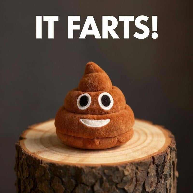 “1+1 ingyen 🎁✨” 💩🎵 Nevetés garantált! Vicces kakis plüssjáték – 💨6+ finghang, 🧸puha plüss, 🎁tökéletes ajándék