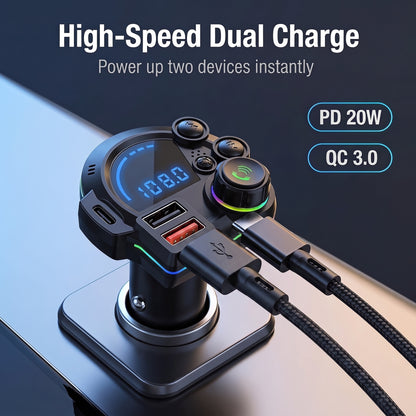 Bluetooth FM oddajnik za avto