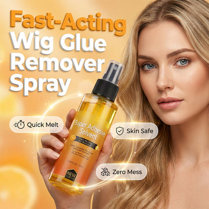 “1+1 ingyen 🎁✨”🔥50% Kedvezmény🏷️💨 Gyorsan ható, spray formájú paróka-ragasztóeltávolító – 120 ml, kíméletes a csipkéhez és a bőrhöz
