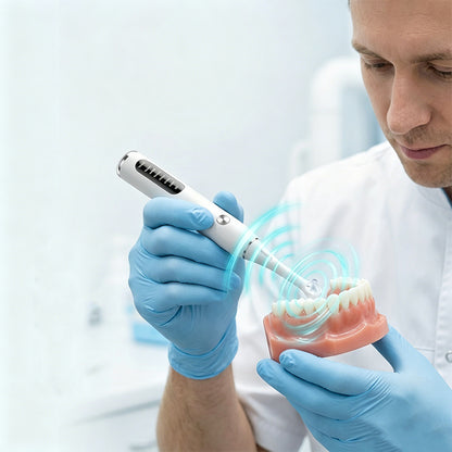 🔥50% Kedvezmény🏷️🦷 Vízálló elektromos fogfehérítő, 💧 beépített víztartállyal, ⚙️ 5 állítható üzemmóddal – otthoni professzionális szájápolás