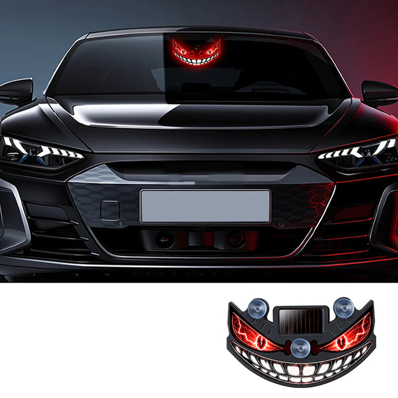 🔥50% popust🏷️🚗 Opozarjajte in impresionirajte! LED "hudičevo oko" za avto – ☀️sončno polnjenje, 📳senzor tresljajev, 🔋USB rezerva