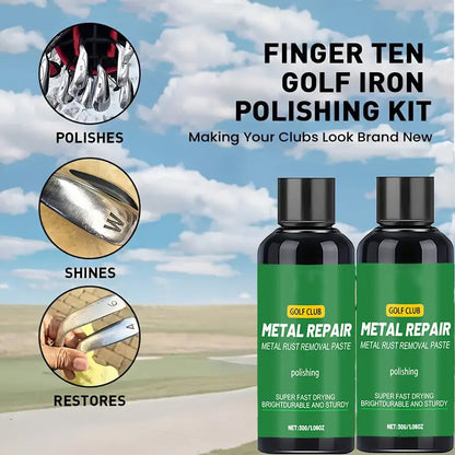 🔥Vásárolj egyet, kapsz egyet ingyen🎁🏌️ Professzionális golfütő-polírozópaszta, ✨ rozsdaeltávolítás, 🛡️ tartós védőréteg – 30/50ml, 3 év szavatosság
