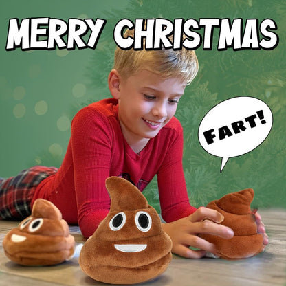 “1+1 ingyen 🎁✨” 💩🎵 Nevetés garantált! Vicces kakis plüssjáték – 💨6+ finghang, 🧸puha plüss, 🎁tökéletes ajándék