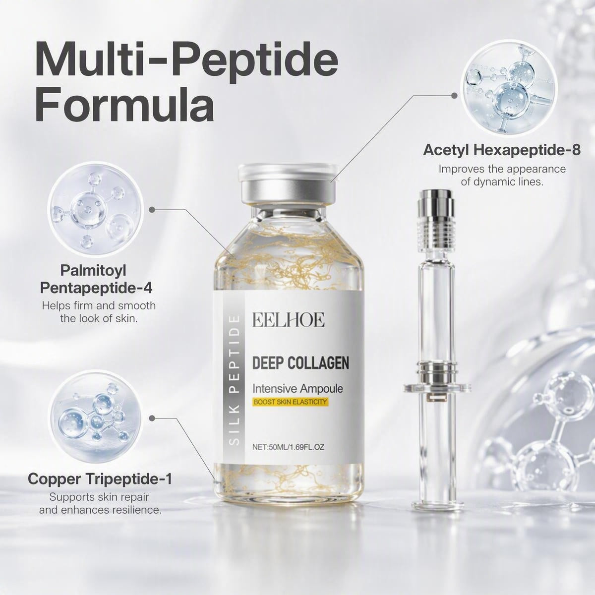 Serum v ampulah proti gubam za napenjanje kože | PEPTILIFT