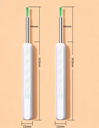 "1+1 brezplačno 🎁✨" 👂👂📱 Vidite, kar počnete! EARSCAN HD vizualni čistilec ušes – 📹1080P kamera, 💡6 LED luči, 📲slika v živo na telefonu