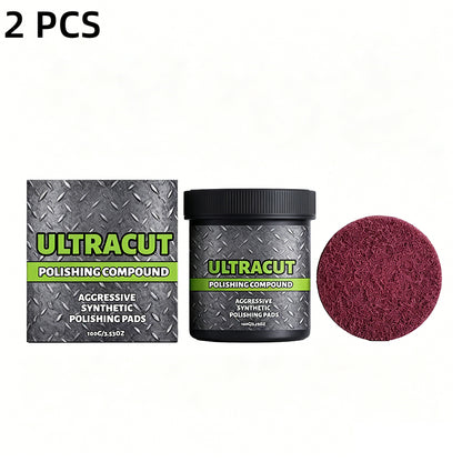 🔥50% Kedvezmény🏷️🧼 Minden egyben csiszolópaszta, 🛡️ polírozó párnával – fémhez, fához és műanyaghoz is, 🌟 visszaadja a felületek fényét