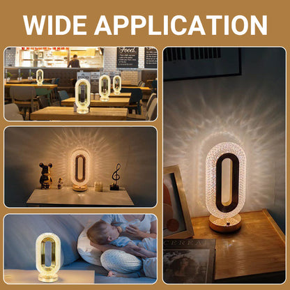 "1+1 brezplačno 🎁✨"   ✨ Kristalna LED-nočna lučka – 🎄 božični sijaj, 🕯️ 3 načini svetlobe, 🔋 polnilna – LUXGLOW