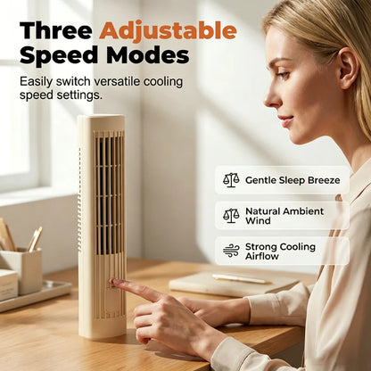 🔥50% Kedvezmény🏷️💨 Újratölthető légkeringető ventilátor, ✨ álló és fekvő módban is, 🔋 vezeték nélküli szabadság – 3 sebességfokozat